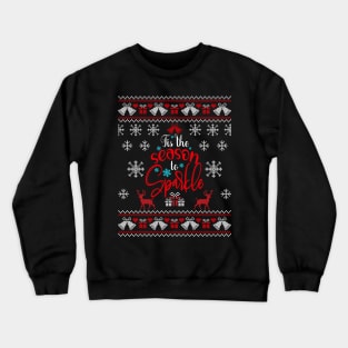 Tis The Season To Sparkle Ugly Christmas Crewneck Sweatshirt